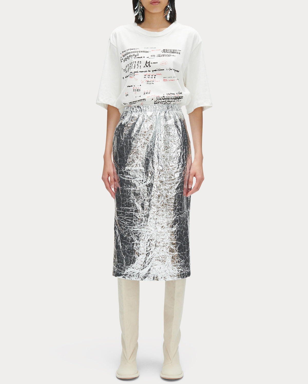 Mott Skirt - Silver