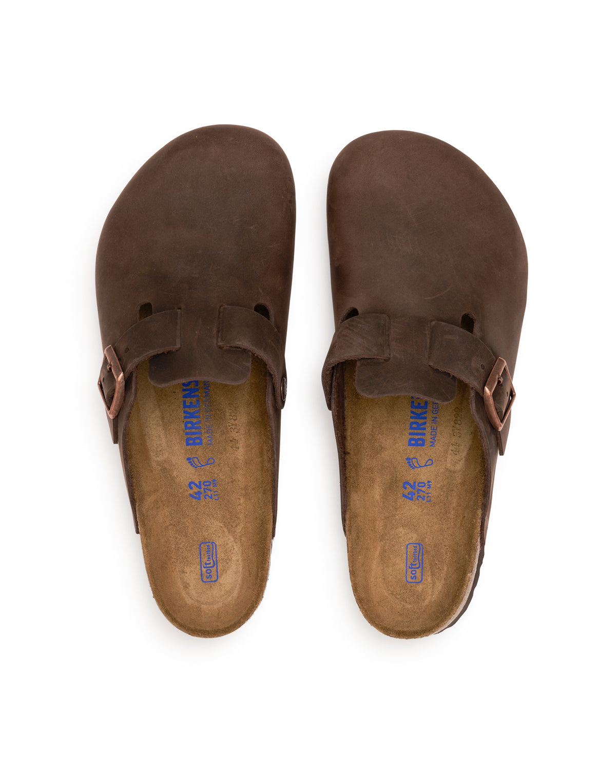 Boston Soft Footbed Oiled Leather Slip On - Habana