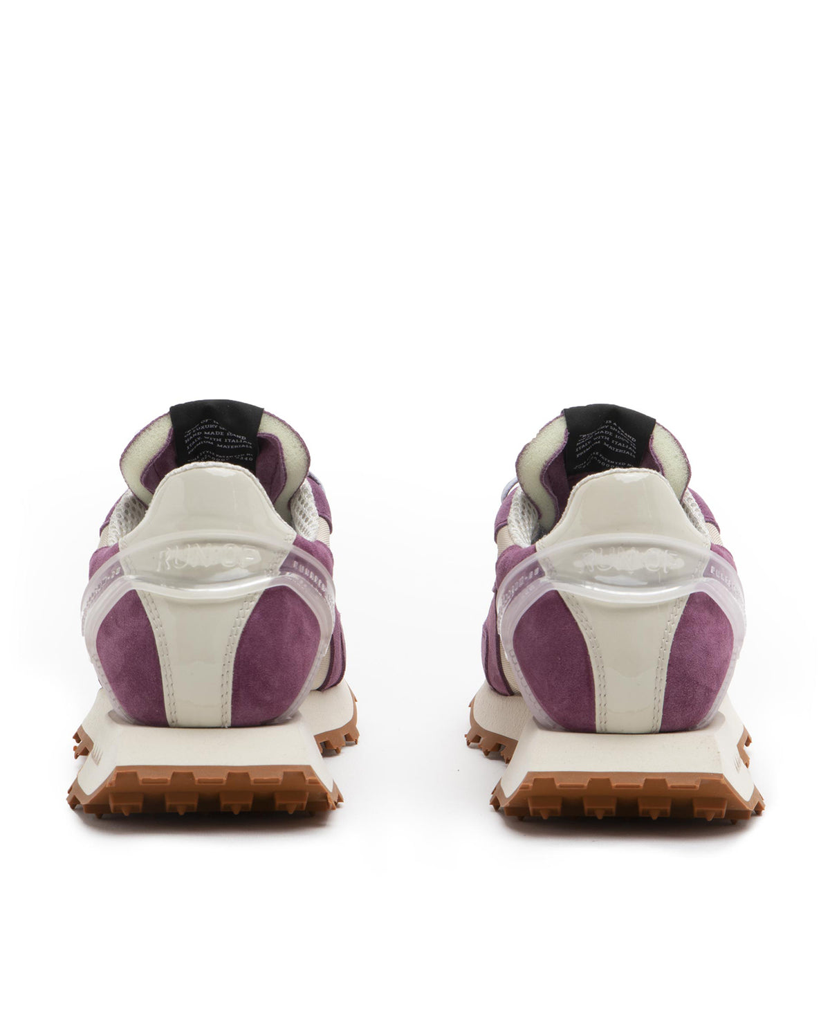 Grape Suede Nylon Sneakers - Purple