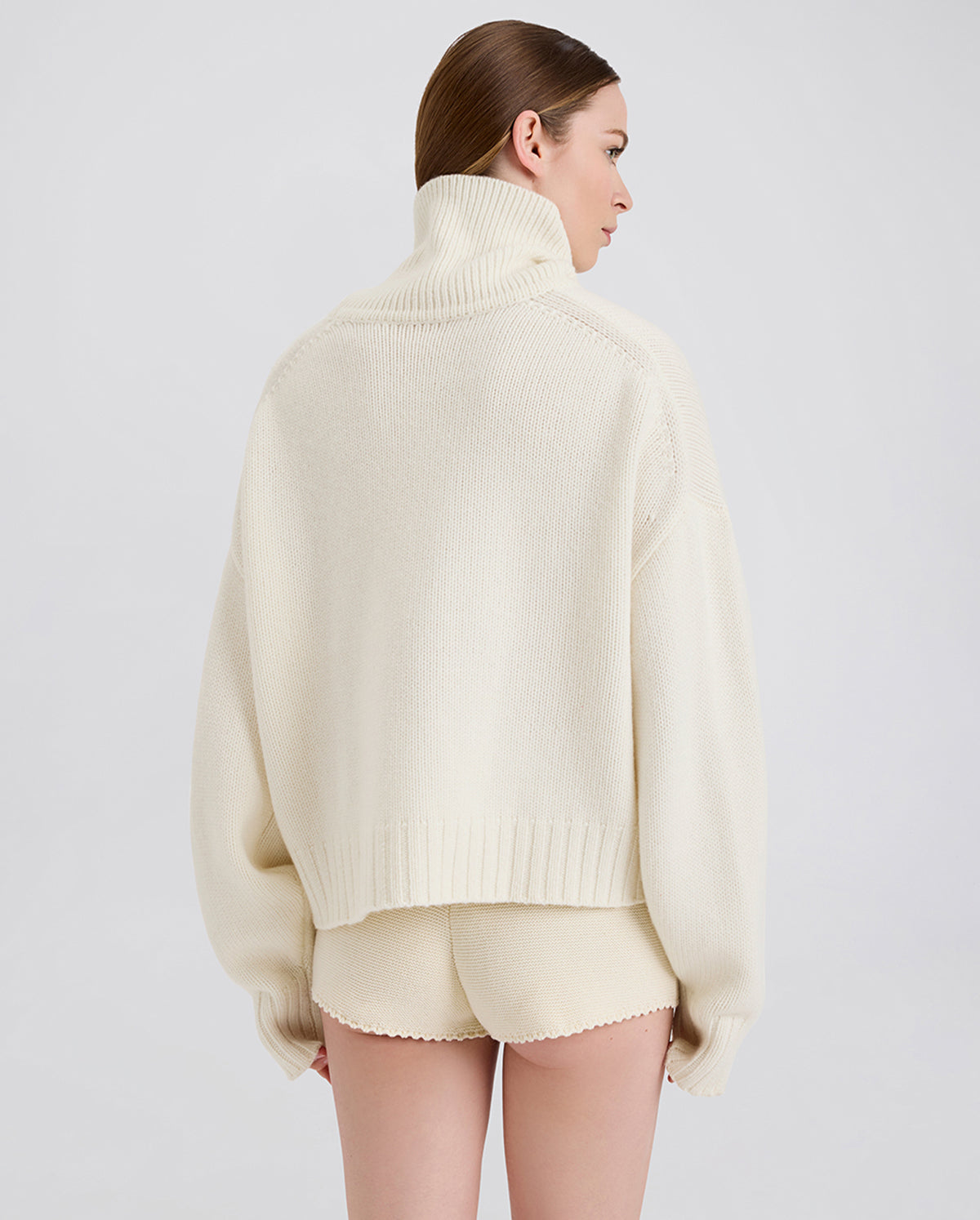 The Edrie Cashmere Sweater - Ecru