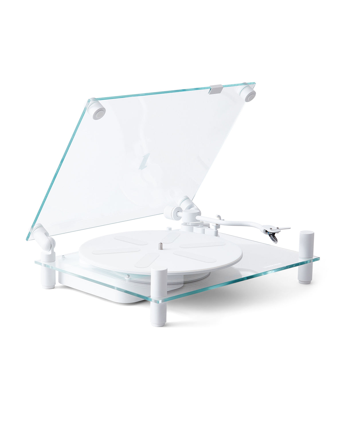 Transparent Turntable - White