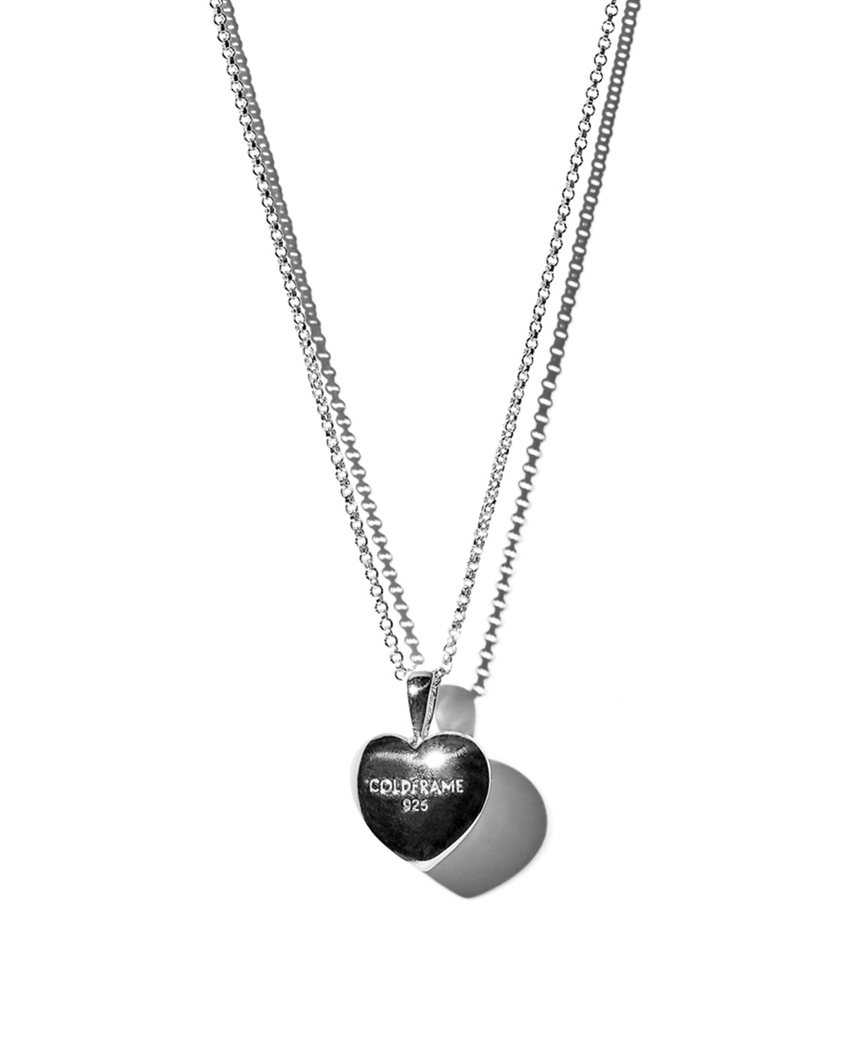 Very Vintage Silver Heart Pendant Necklace