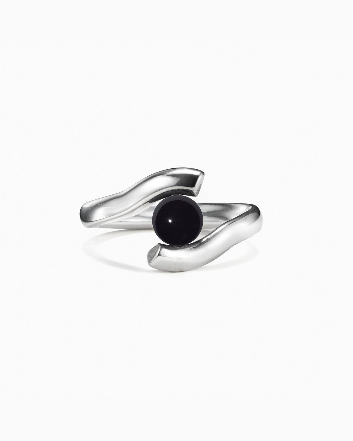 SS Onyx Claire Ring