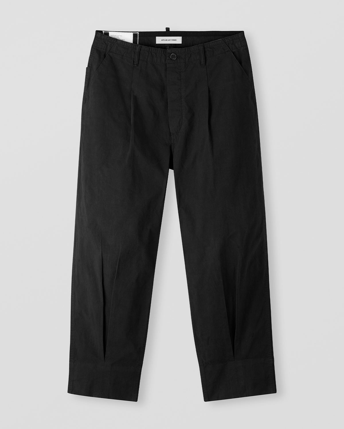 Japanese Cargo - Cropped Trouser - Black