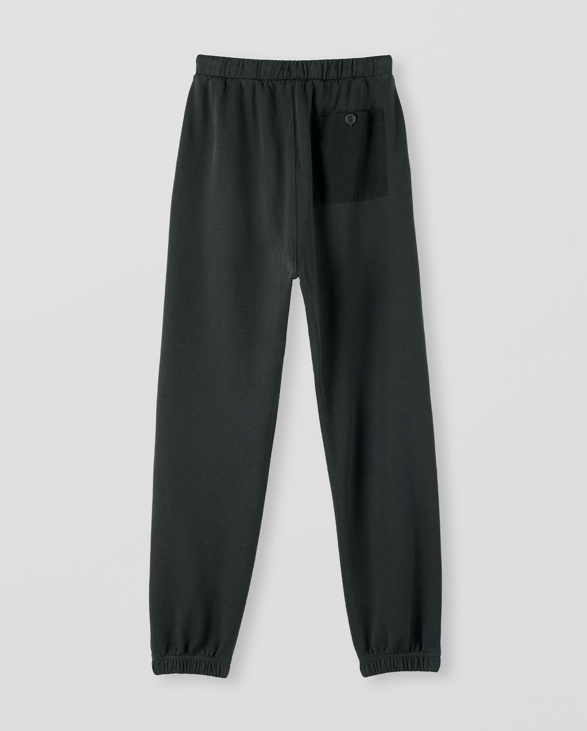 Jersey Sweatpant With Poplin Pockets - Charcoal