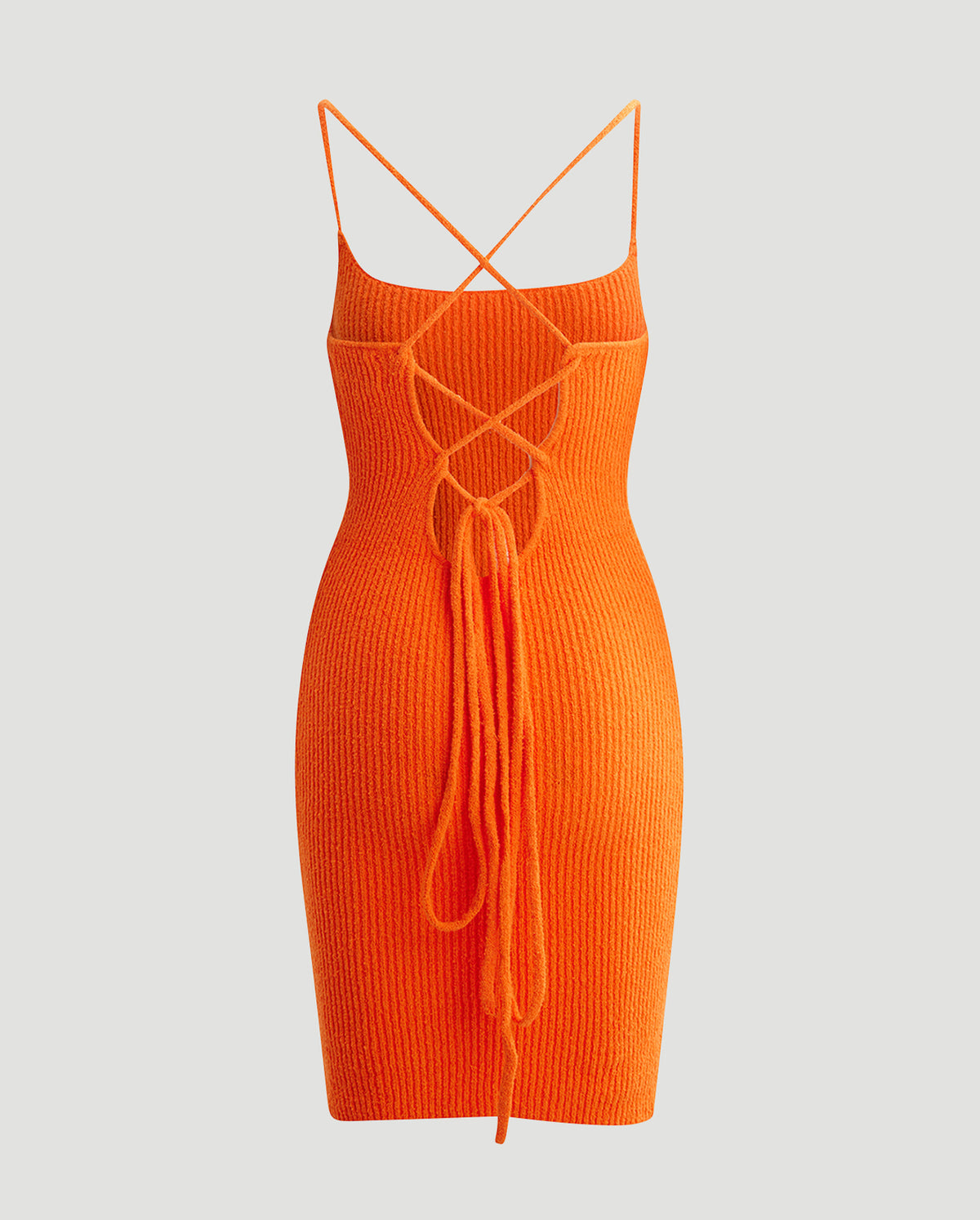 Fatima Knit Dress - Orange