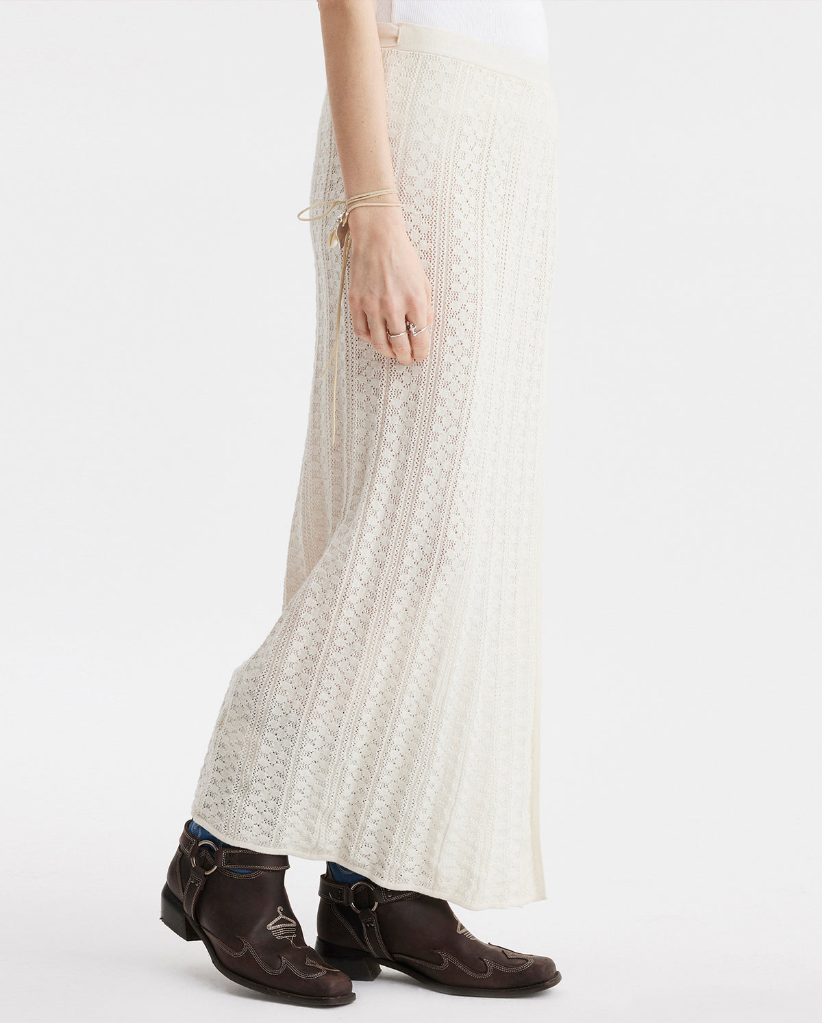 Kelp Crochet Knit Skirt