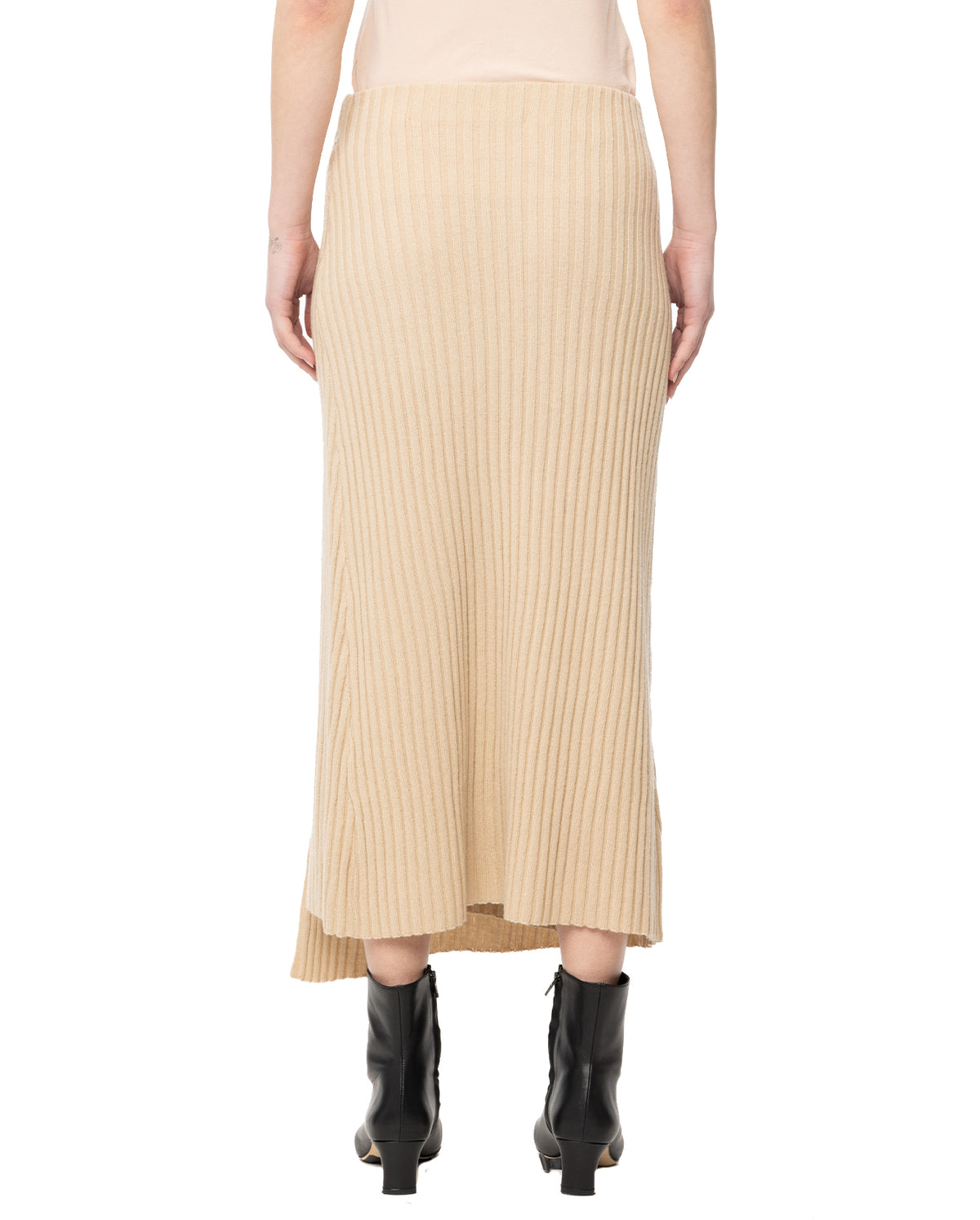 Cassila Wool Midi Skirt