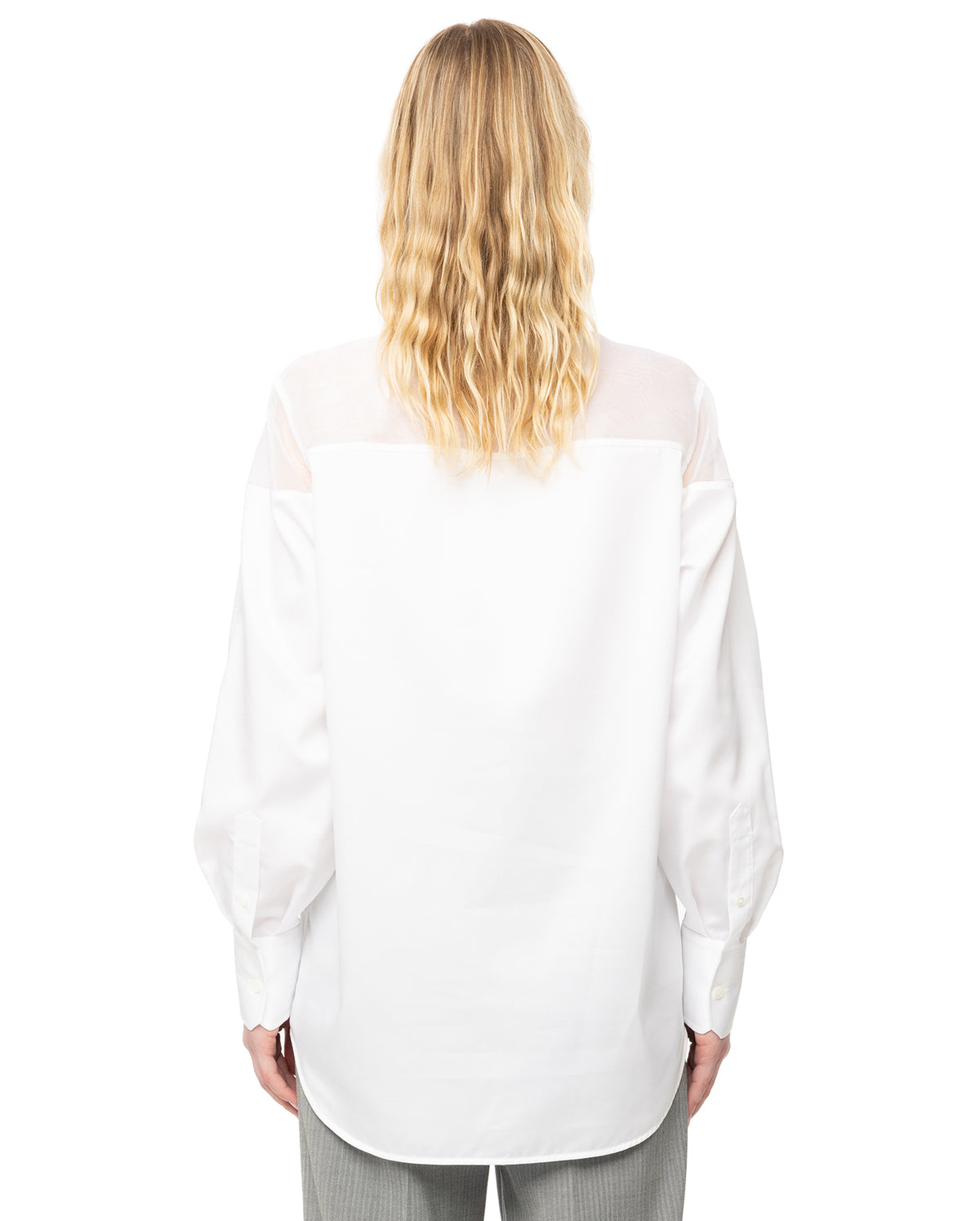 Poplin Tux Shirt - White