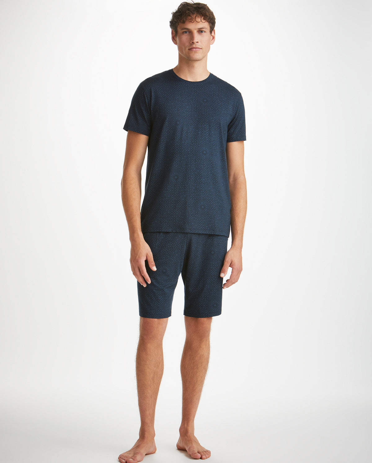 London Short Sleeve Modal T-Shirt - Navy