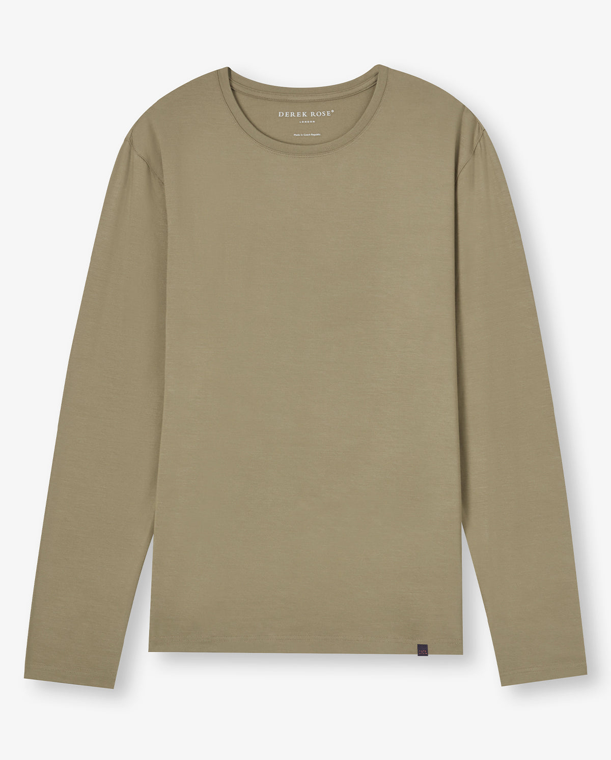Basel Long Sleeve Modal T-Shirt - Olive