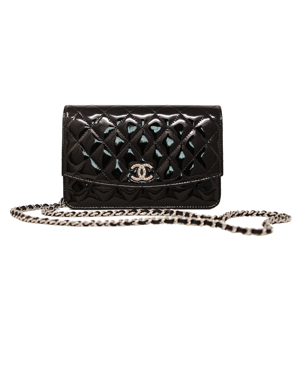 Chanel Patent Wallet - 21 For Sale on 1stDibs  chanel wallet original  price, chanel wallet patent leather, chanel patent wallet on chain