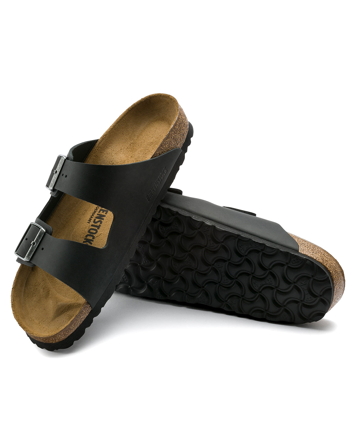 Arizona Leather Black Oil Sandal