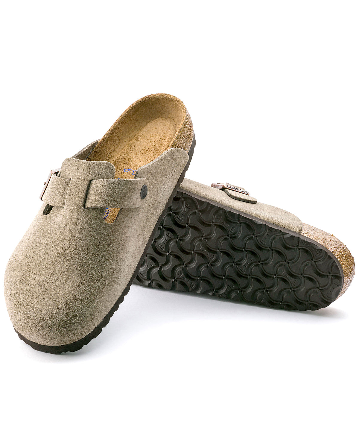 Boston Soft Footbed Clog In Taupe
