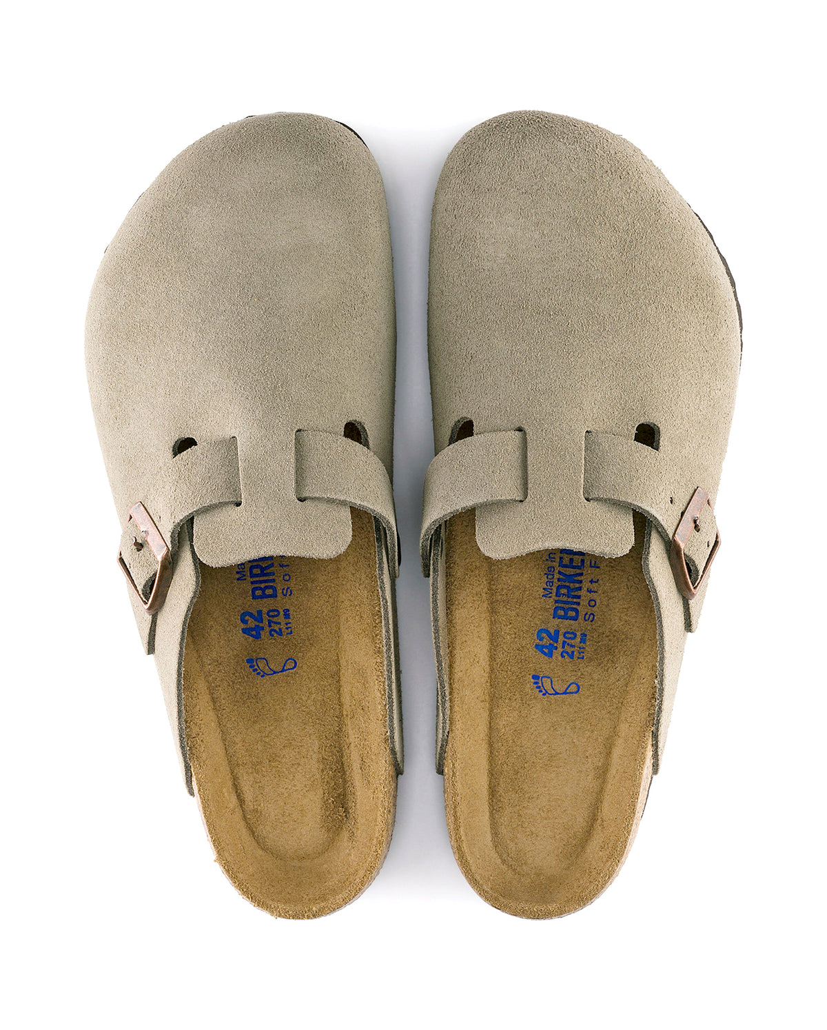 Boston Soft Footbed Clog In Taupe
