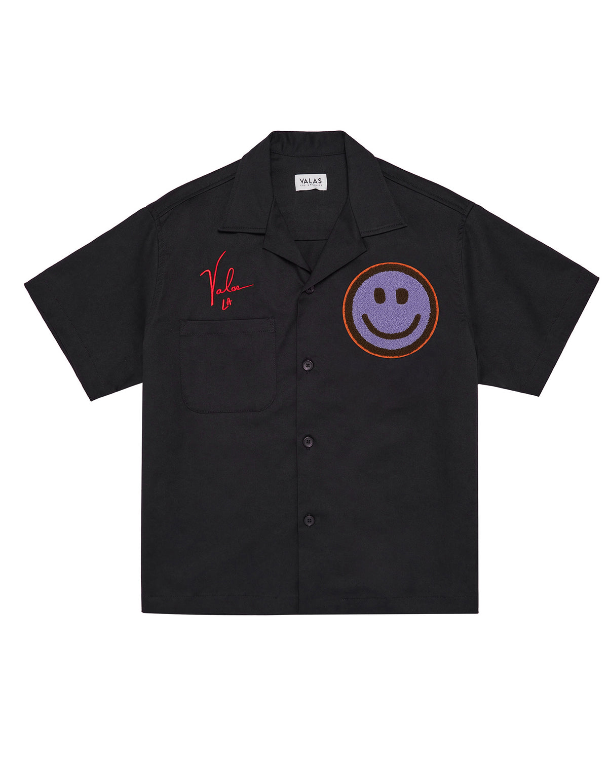 Smiley Black Bowler Shirt