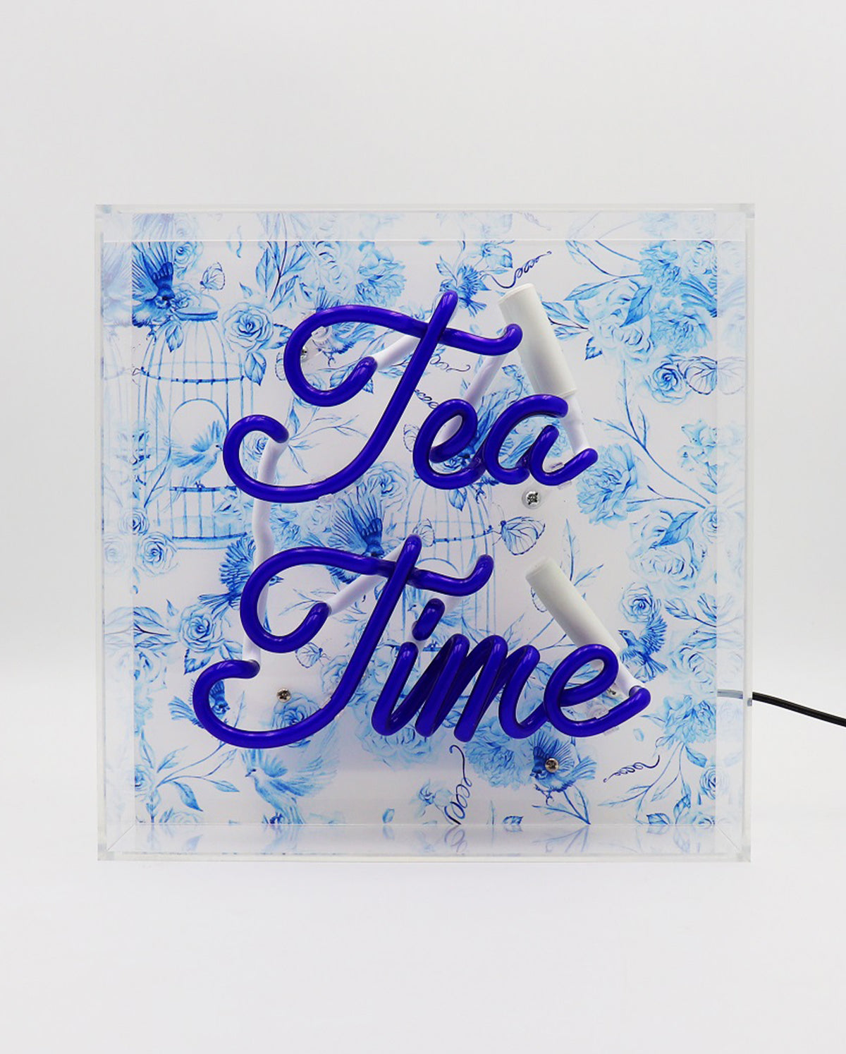 Tea Time Blue Neon