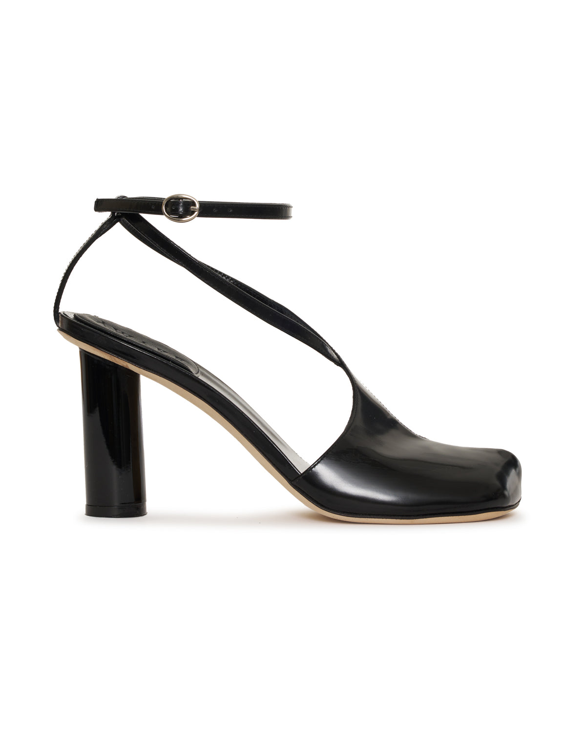 Asymmetric Christine Shoes In Black