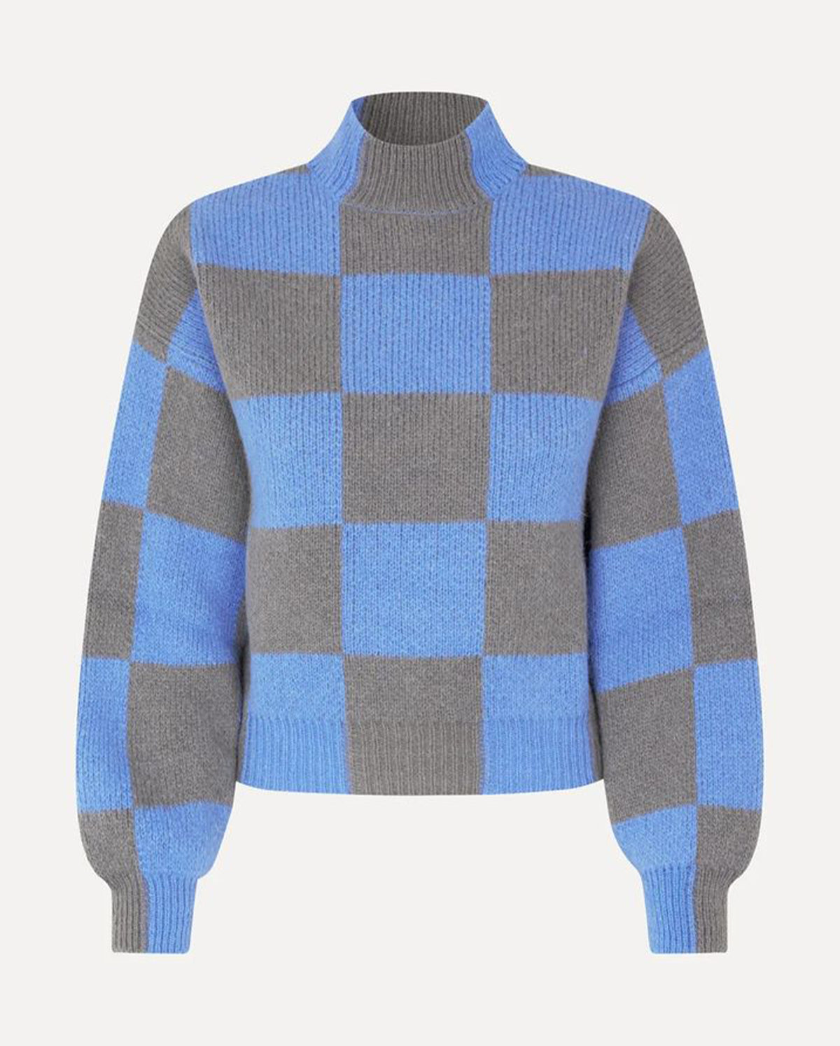 Adonis Sweater In Blue Check