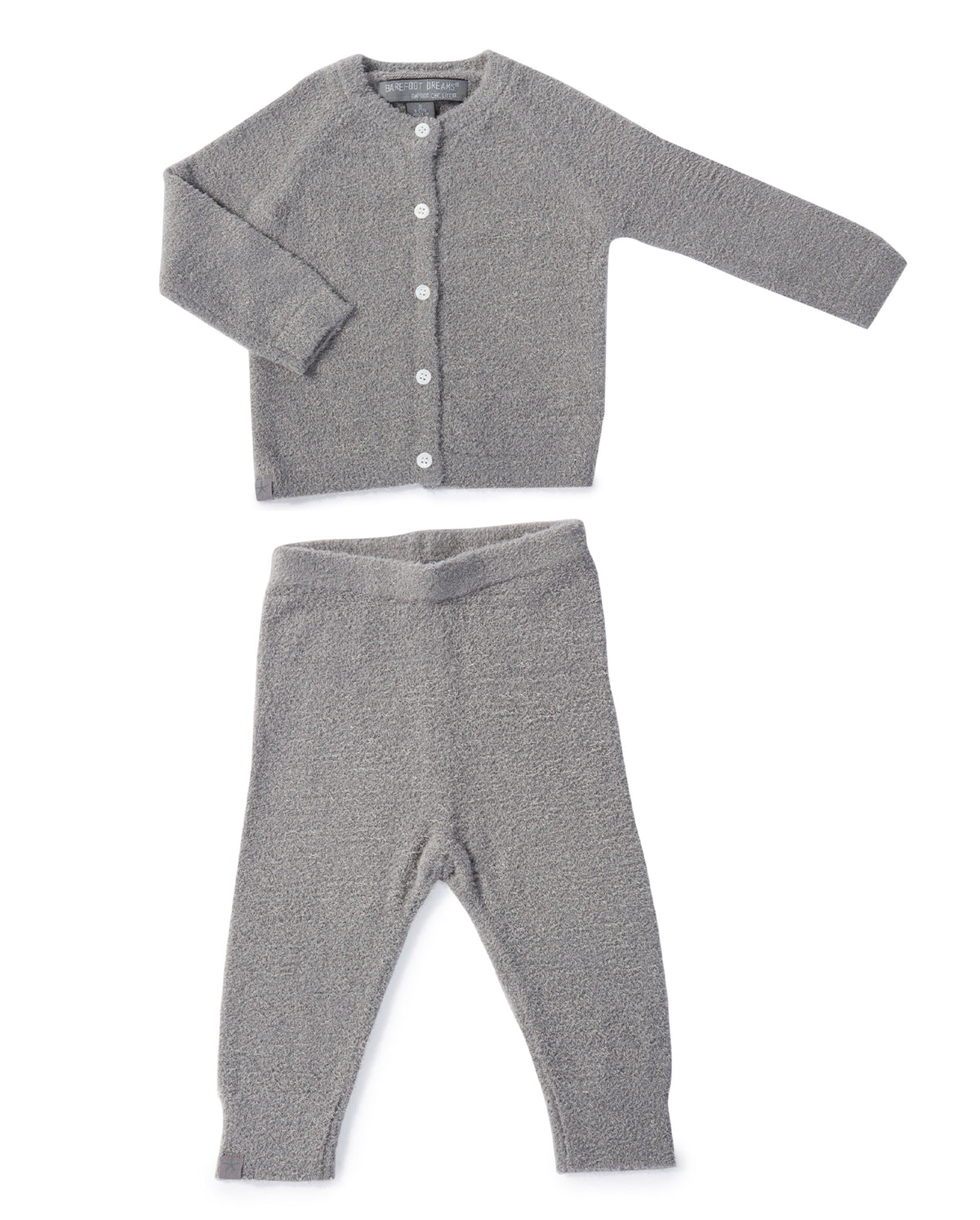 Ccl Infant Classic Cardi & Pant Set In Pewter