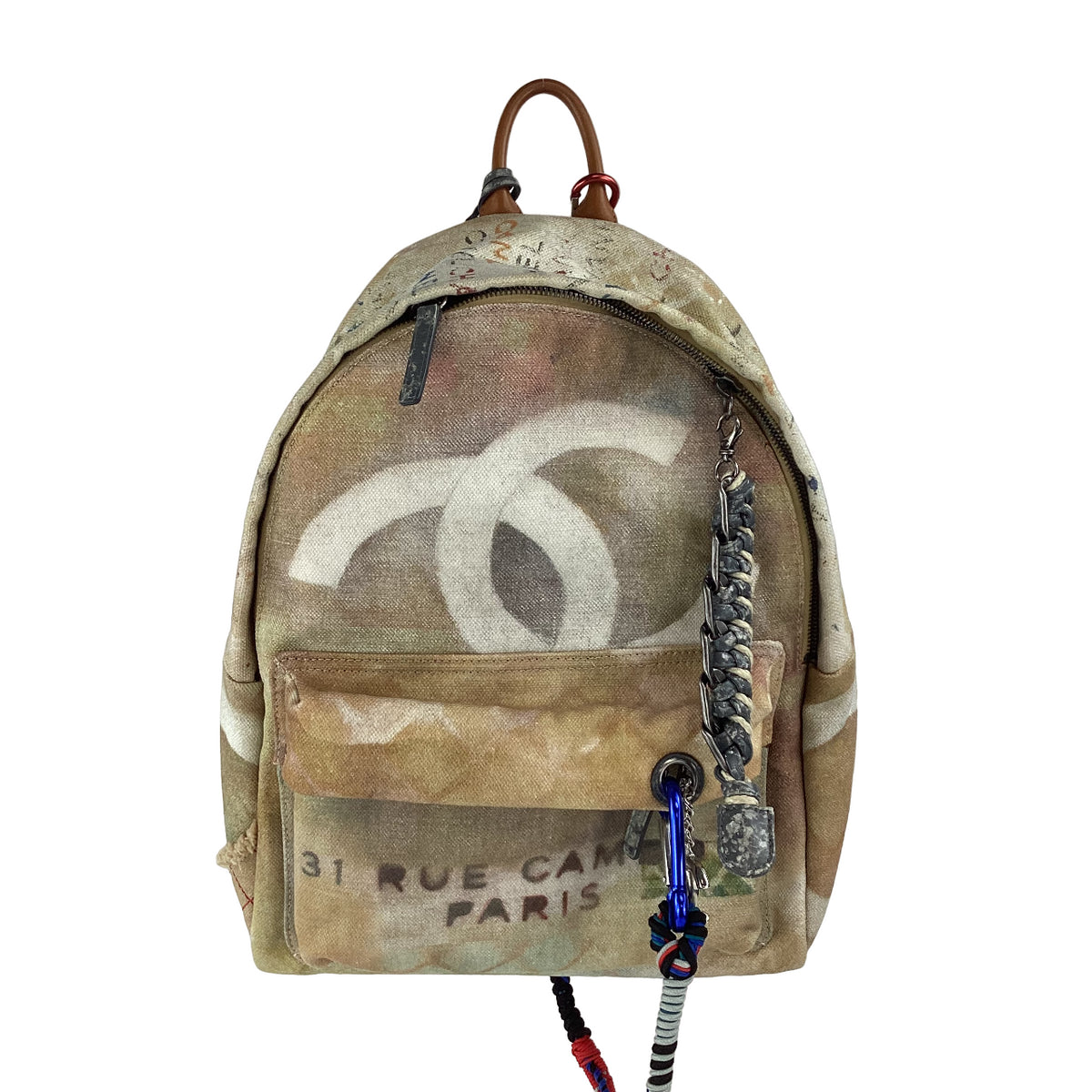 Chanel Graffiti Paint Backpack