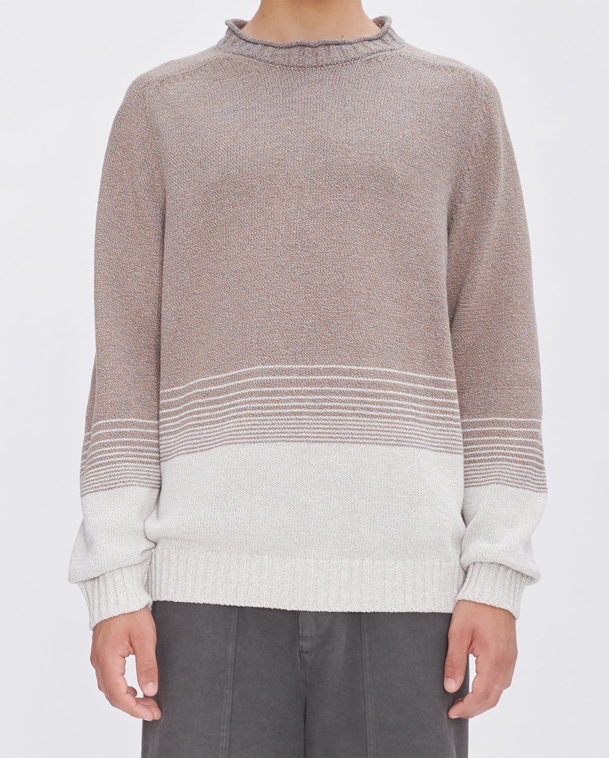 Pull Fabbio Sweater - Icy Brown