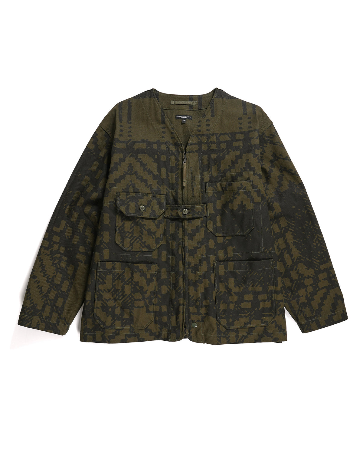 Shooting Duck Canvas Jacket - Olive Old Plaid