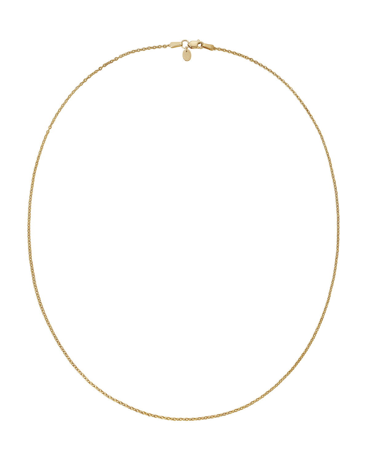 14K Gold Cable Chain Necklace - 24"