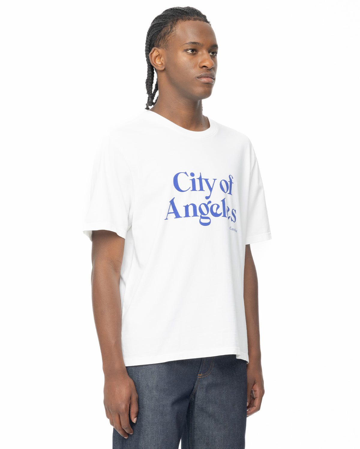 SS City Of Angeles Crewneck Tee - White