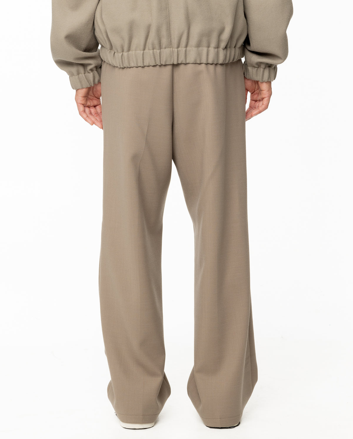Elasticated Trouser - Taupe