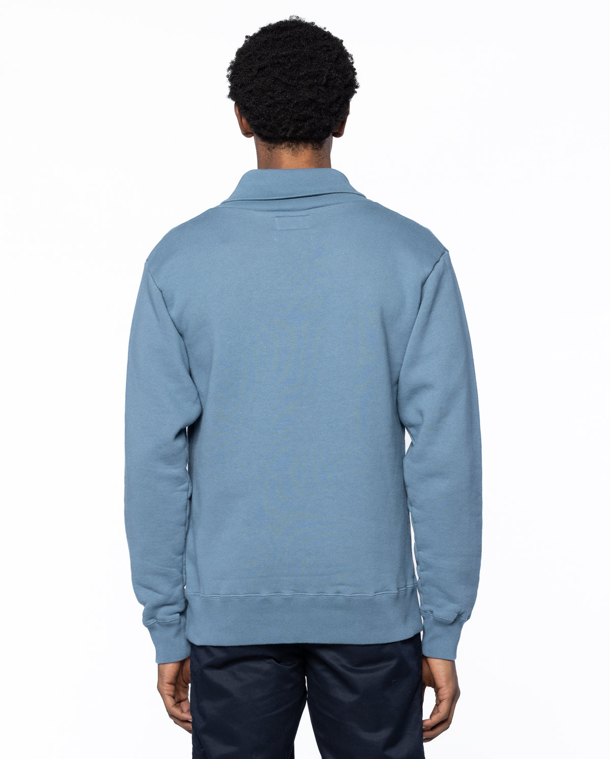 Shawl Collar Sweater - Blue