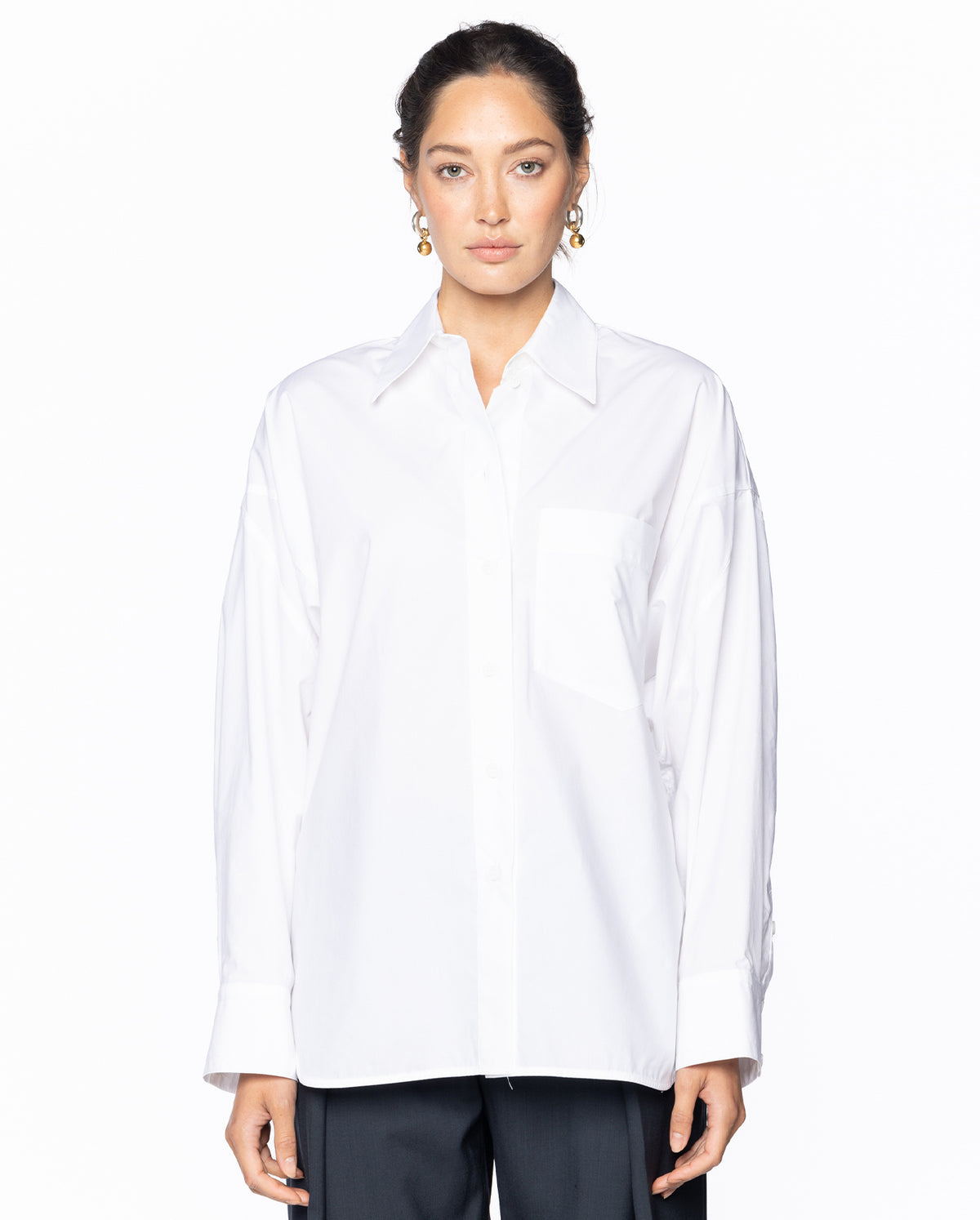 Sleev Point Shirt - White