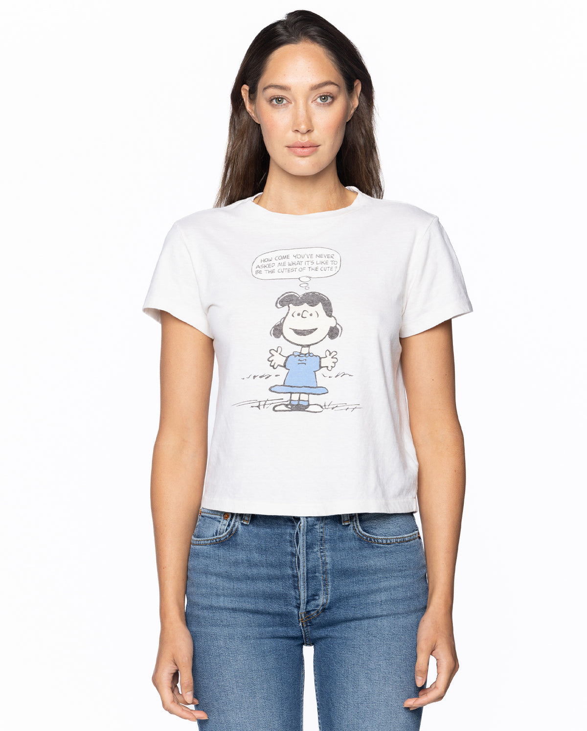 Classic Tee Lucy Cute - Vintage White