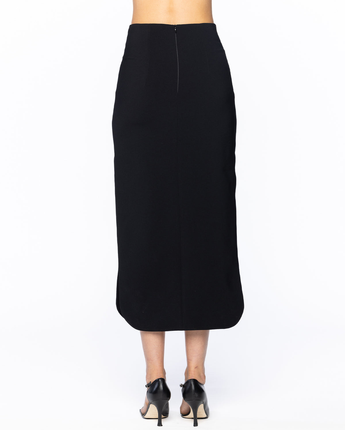 Maxi Skirt With Weaved Frame Insert