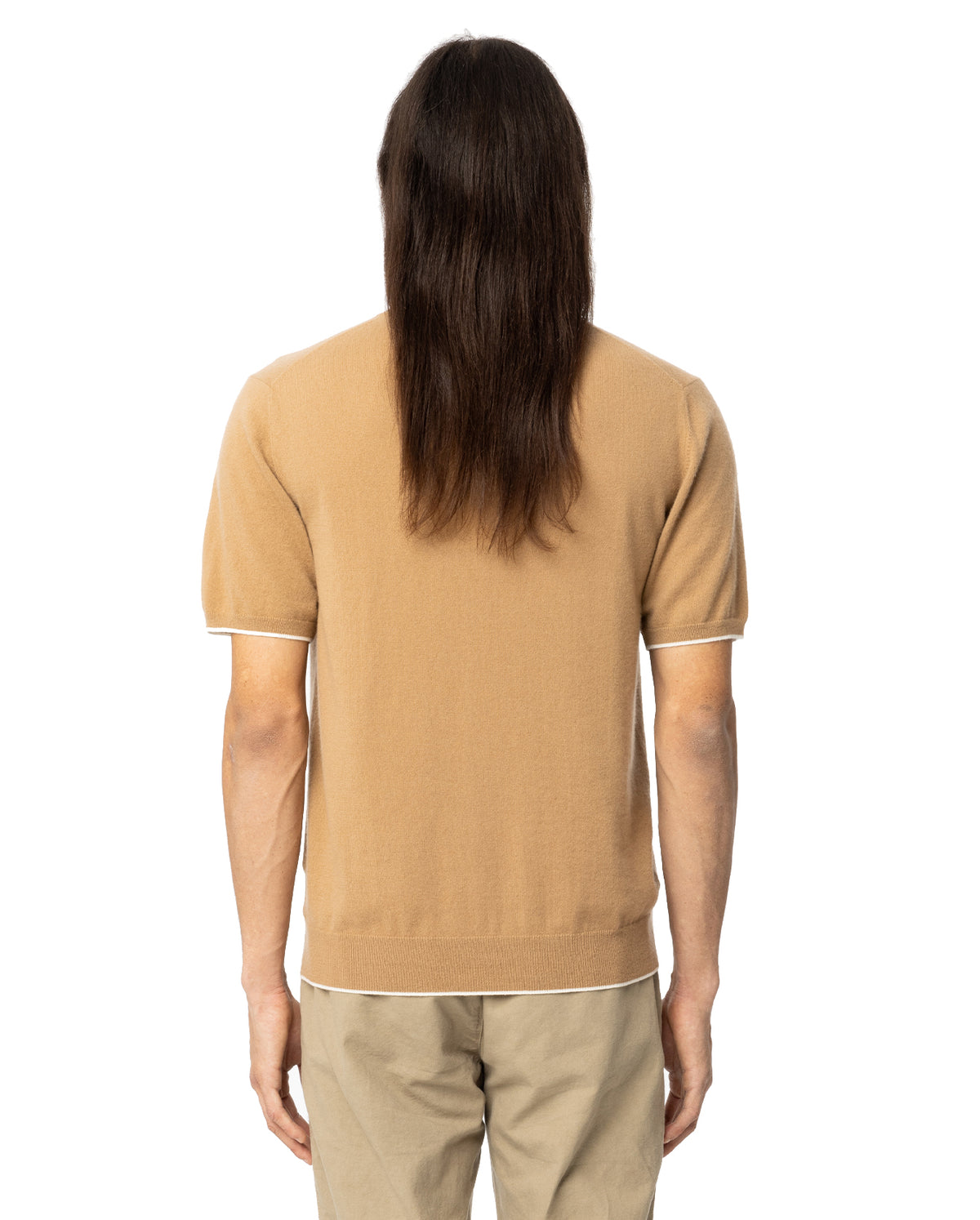 Mr Chichester Cashmere T-Shirt - Walnut