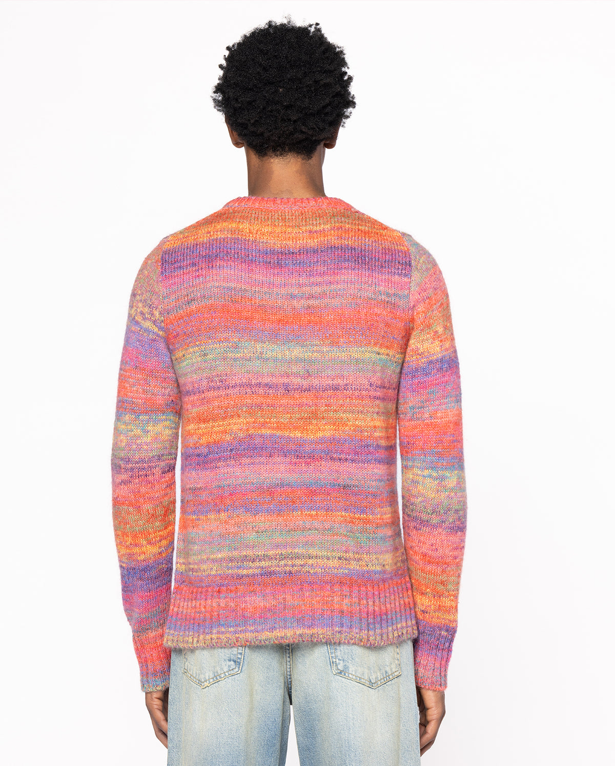 Mohair Crewneck Sweater - Pink
