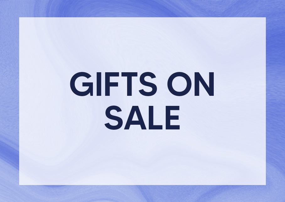 Blue graphic leading to gift on sale page