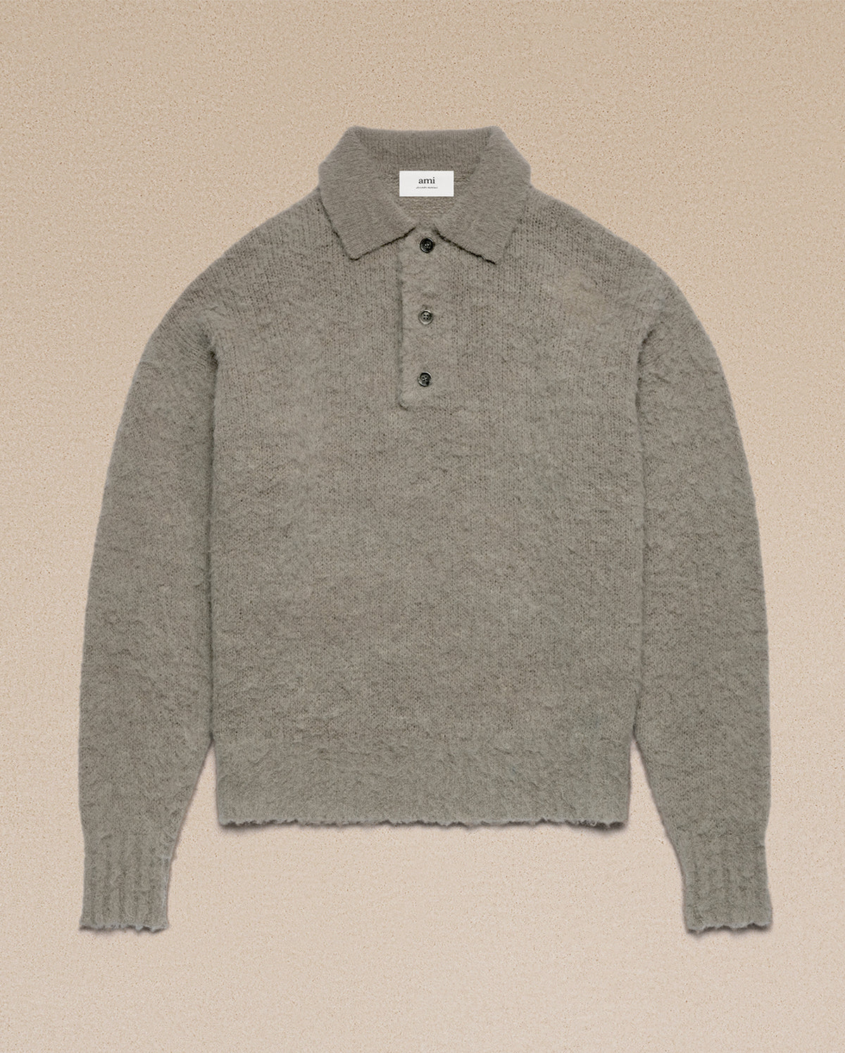 Hairy Light Polo - Taupe