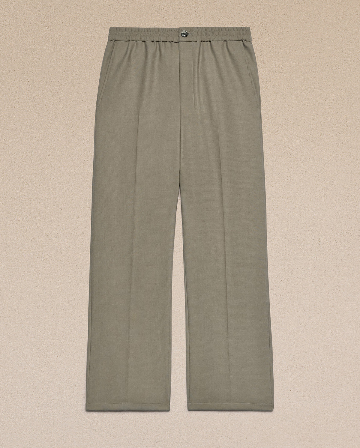 Elasticated Trouser - Taupe