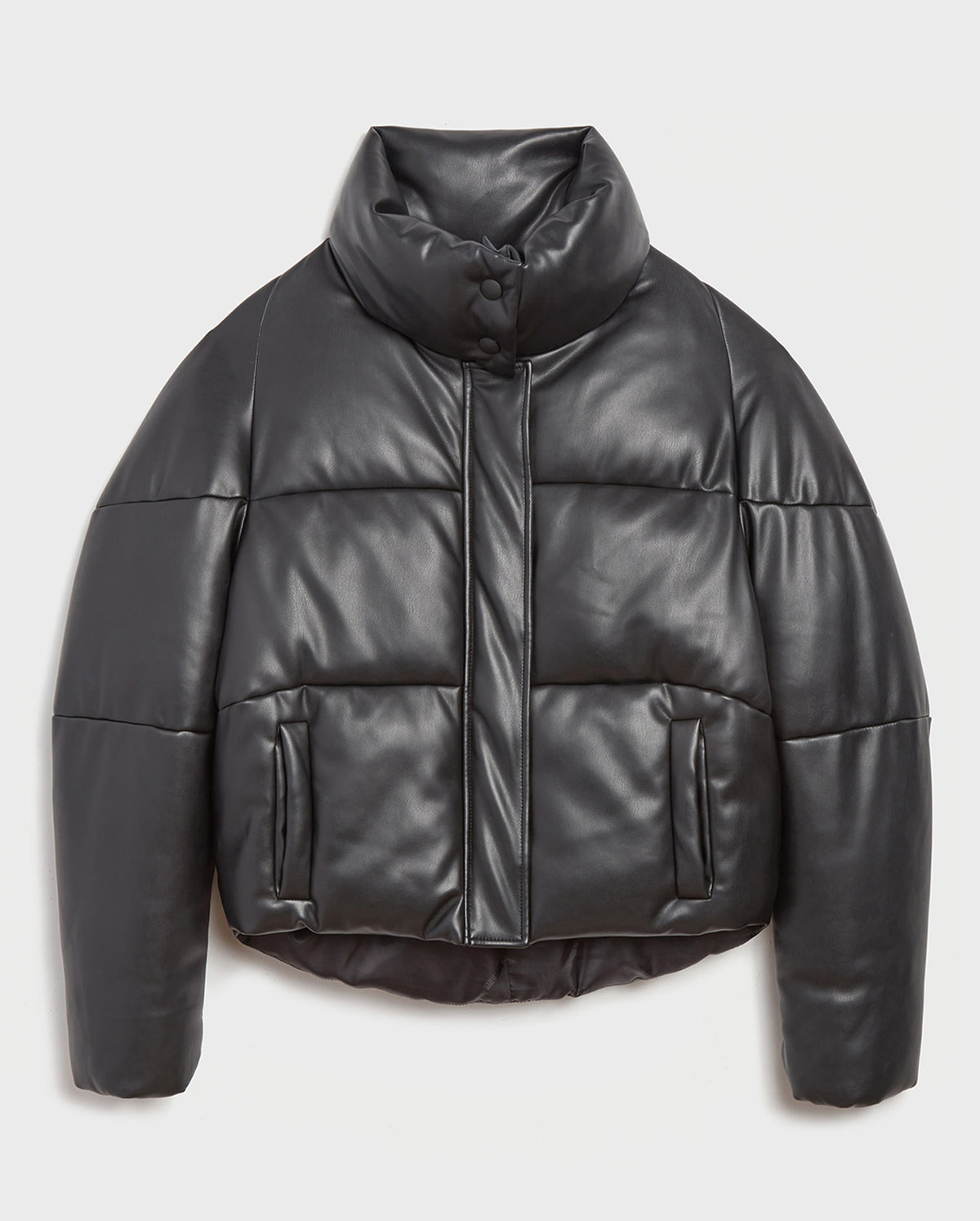 Jemma Leather Puffer Jacket