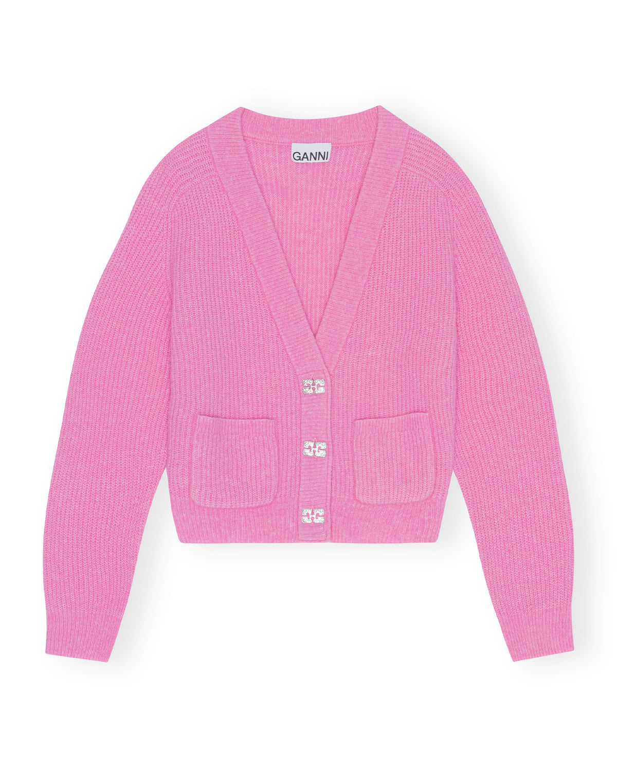 Soft Wool Cardigan Solid - Wild Orchid