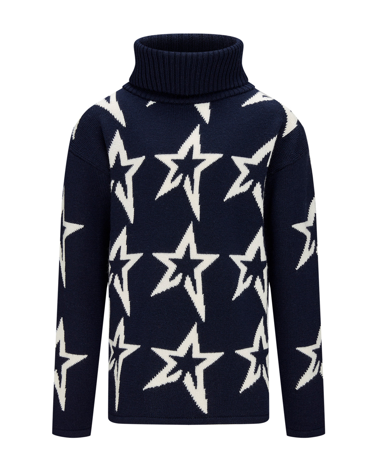 Stardust Sweater - Navy/Snow White Star