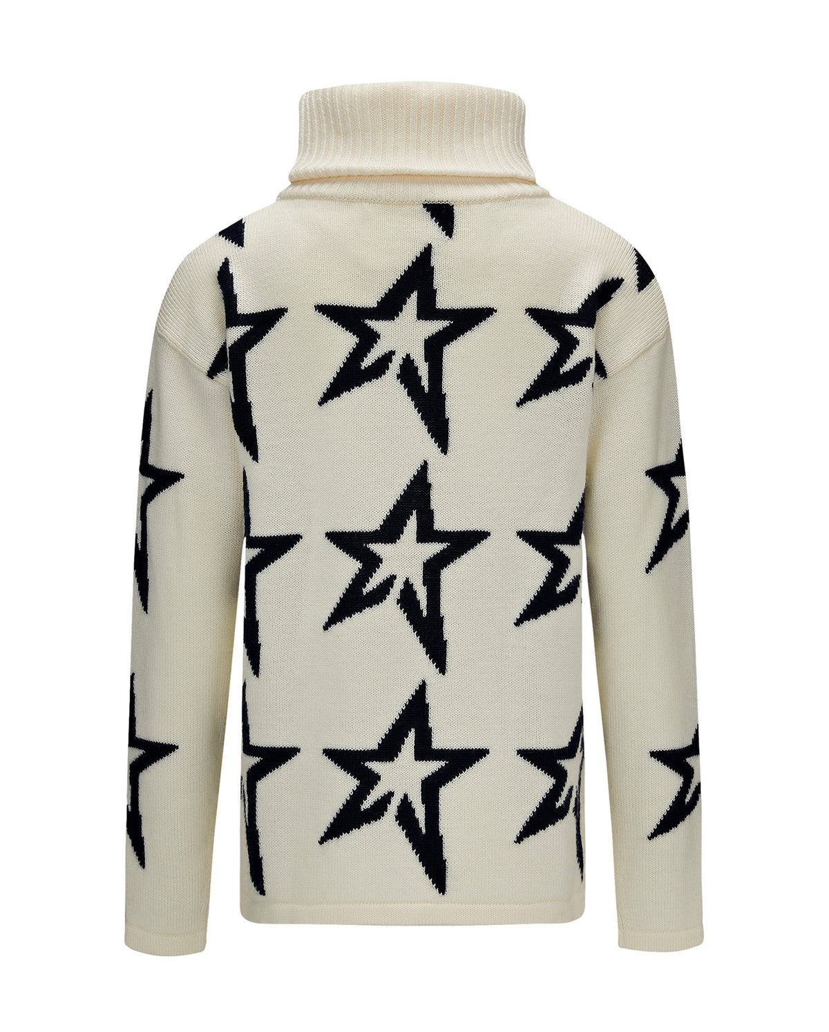 Stardust Sweater - Snow White/Navy Star