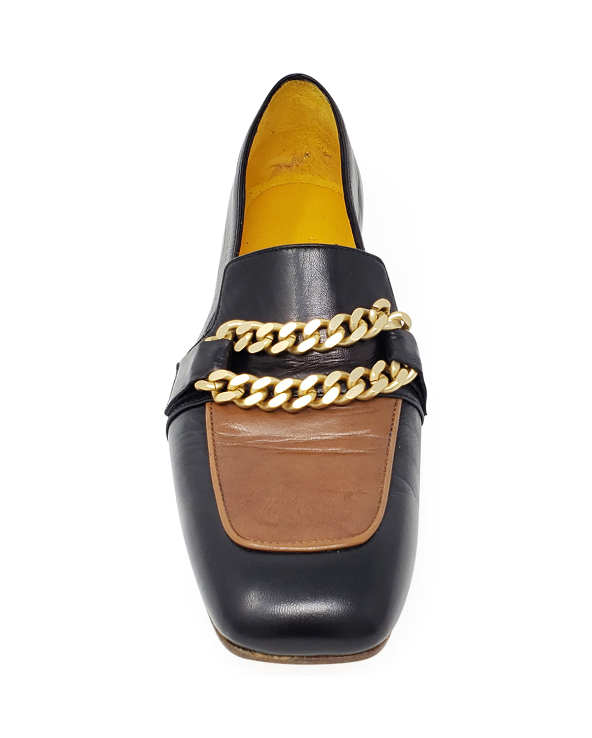 Two-Tone Loafer With Chain