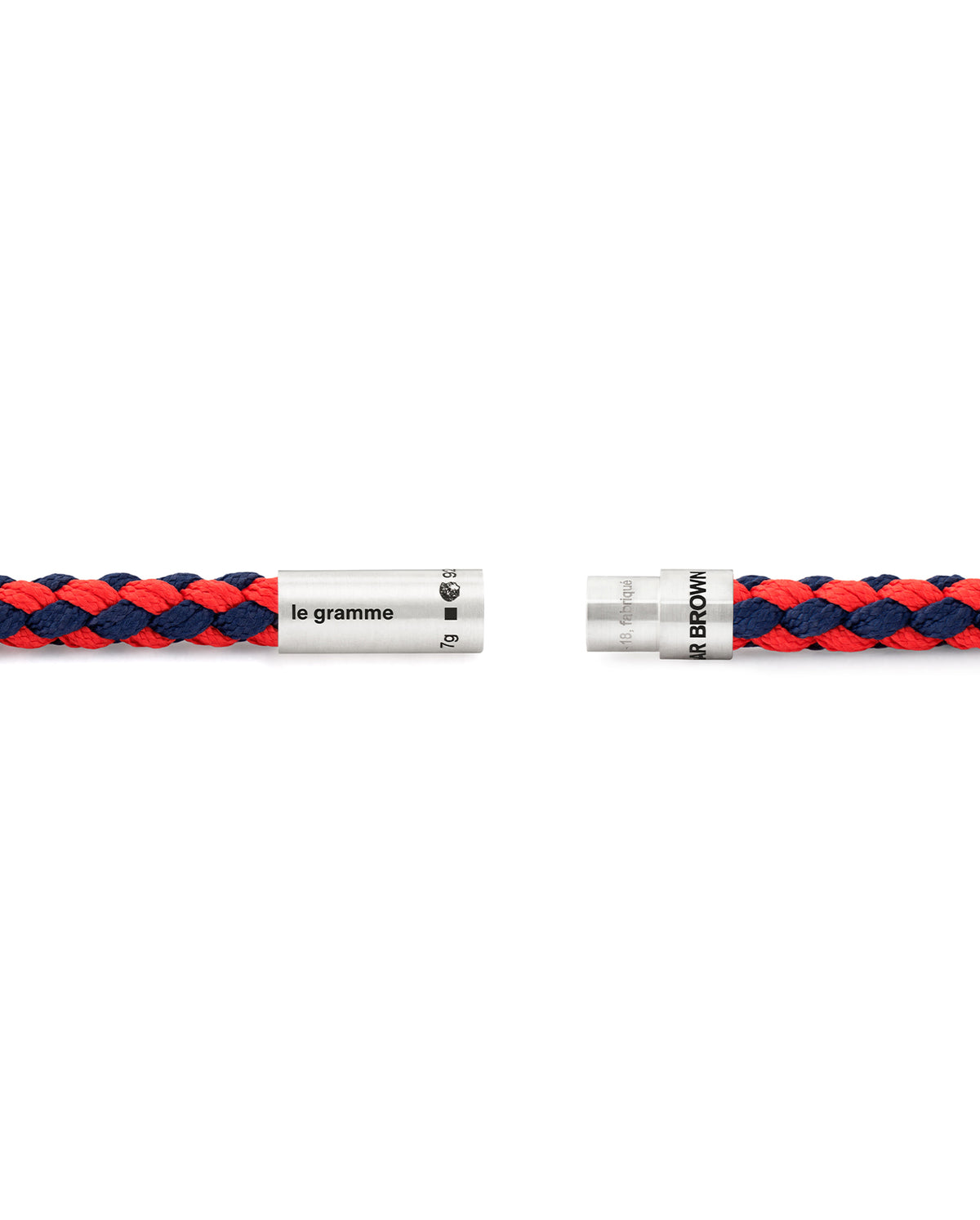 Orlebar Brown Nato Cable Bracelet LE 7G - Navy/Red