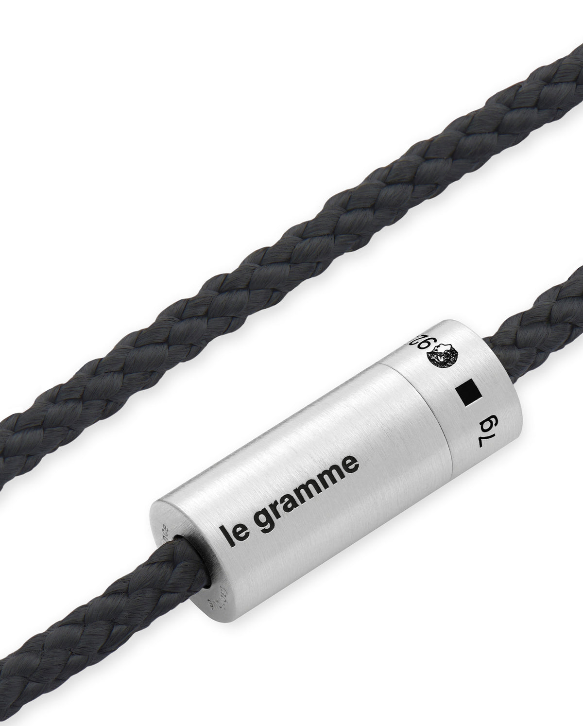 7G Brushed Nato Cable Bracelet - Silver