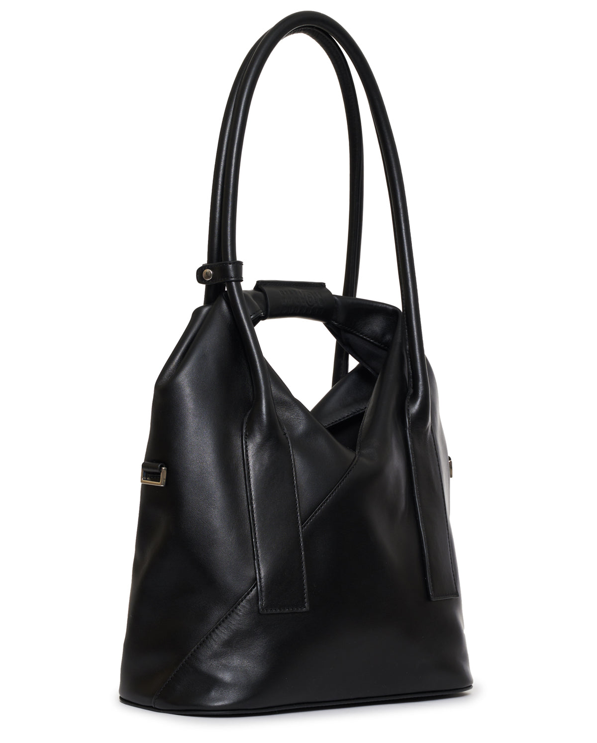 Japanese 3 Straps Handbag  - Black