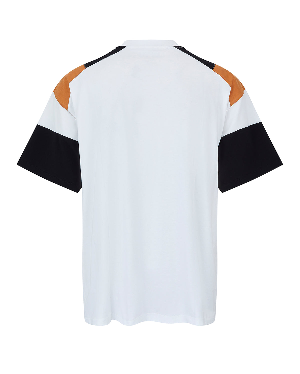 Panelled Oversized T-Shirt - White/Black
