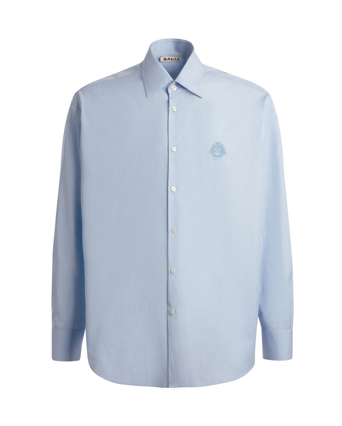 Light Blue Cotton Button Up Shirt