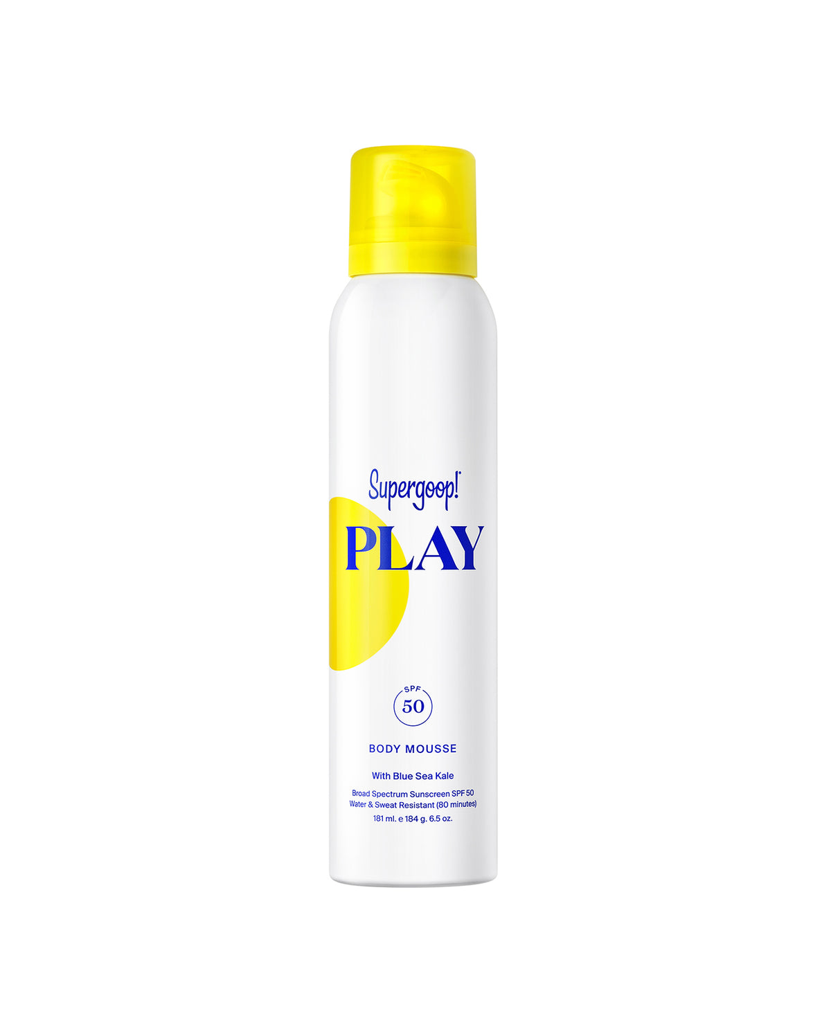 PLAY Body Mousse SPF 50 With Blue Sea Kale 3Oz
